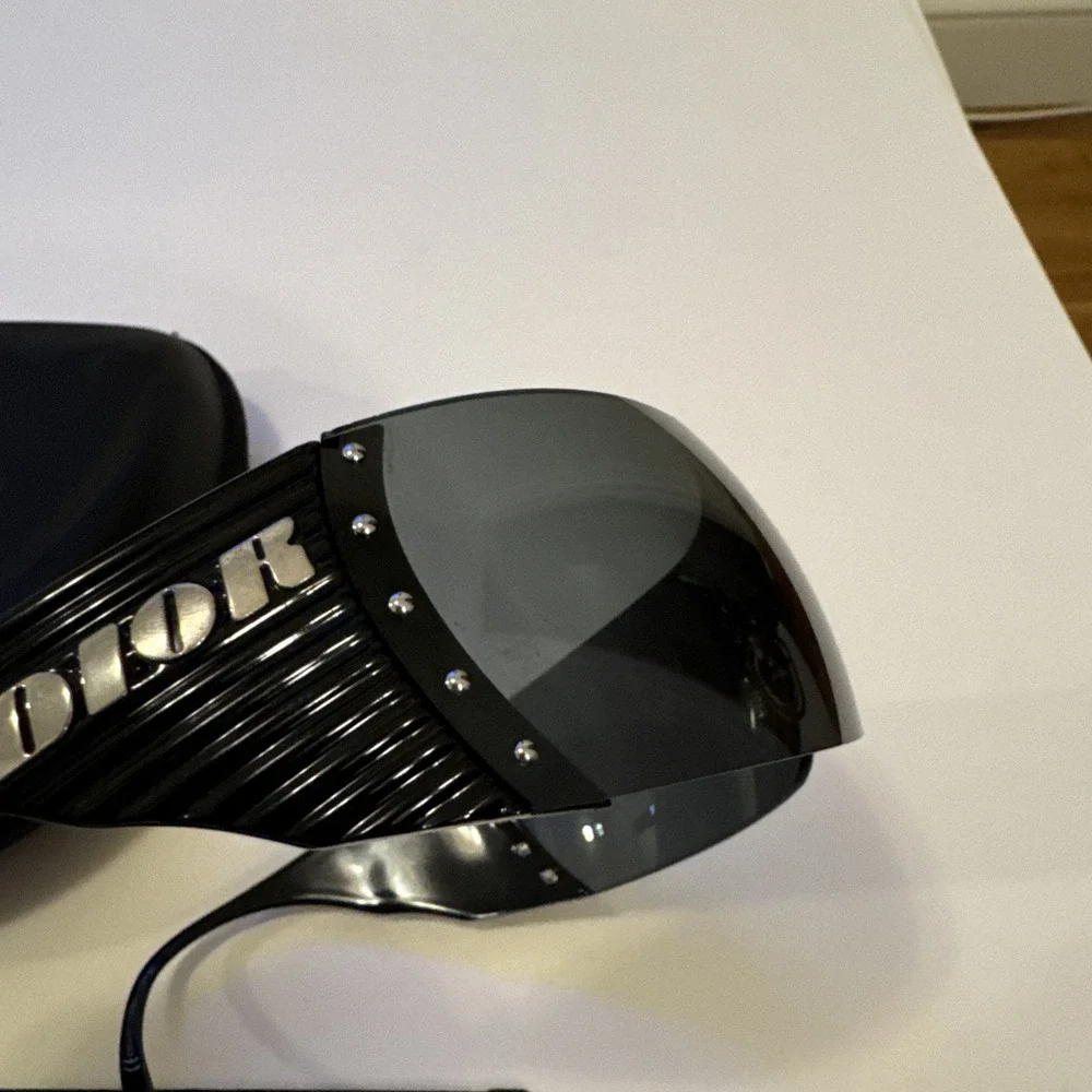 Dior Biker Vintage Sunglasses Strap Dust Cloth and Case